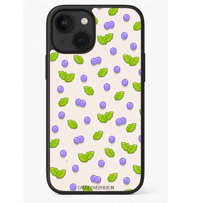 Aesthetic  blueberry Premium Glossy Phone Case