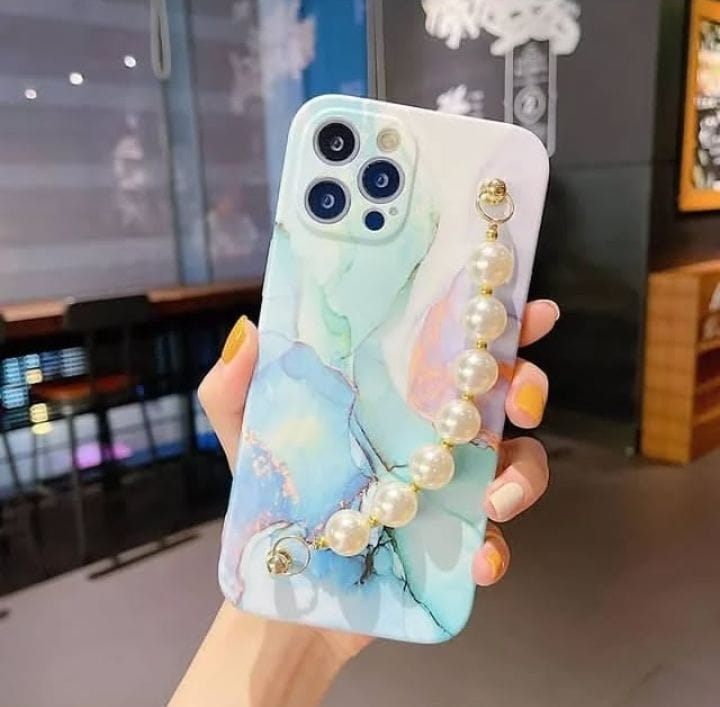 Green Marble Chain Phone Case