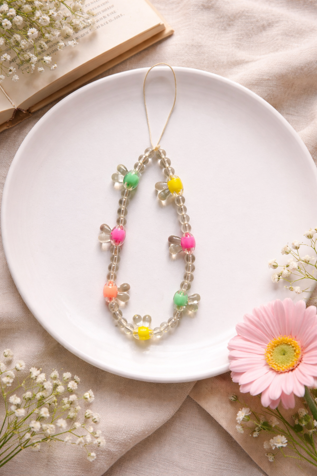 Bunny Multicolors Phone Charm