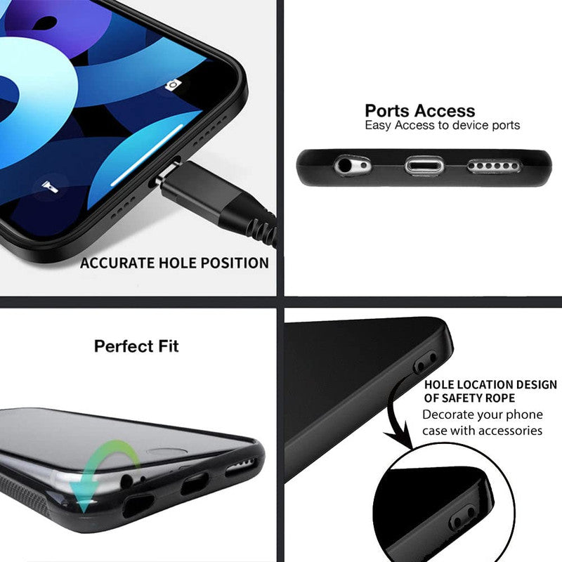 Creame Background Black Bow Premium Glossy Phone Case