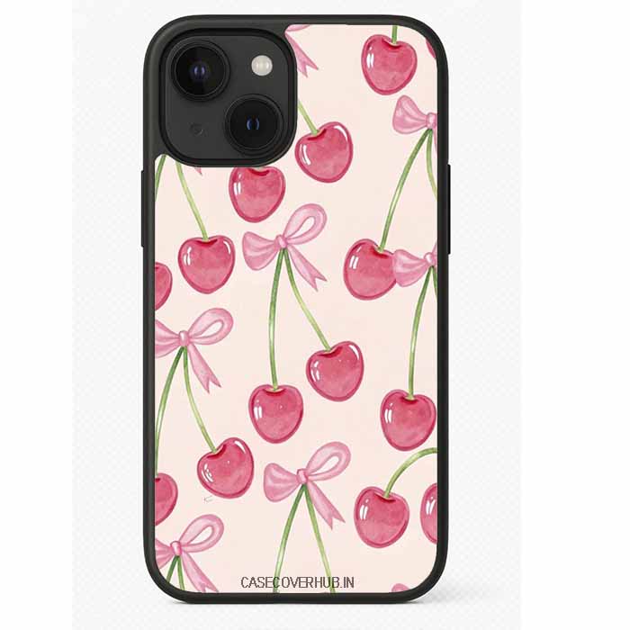 Pink Cherry Premium Glossy Phone Case