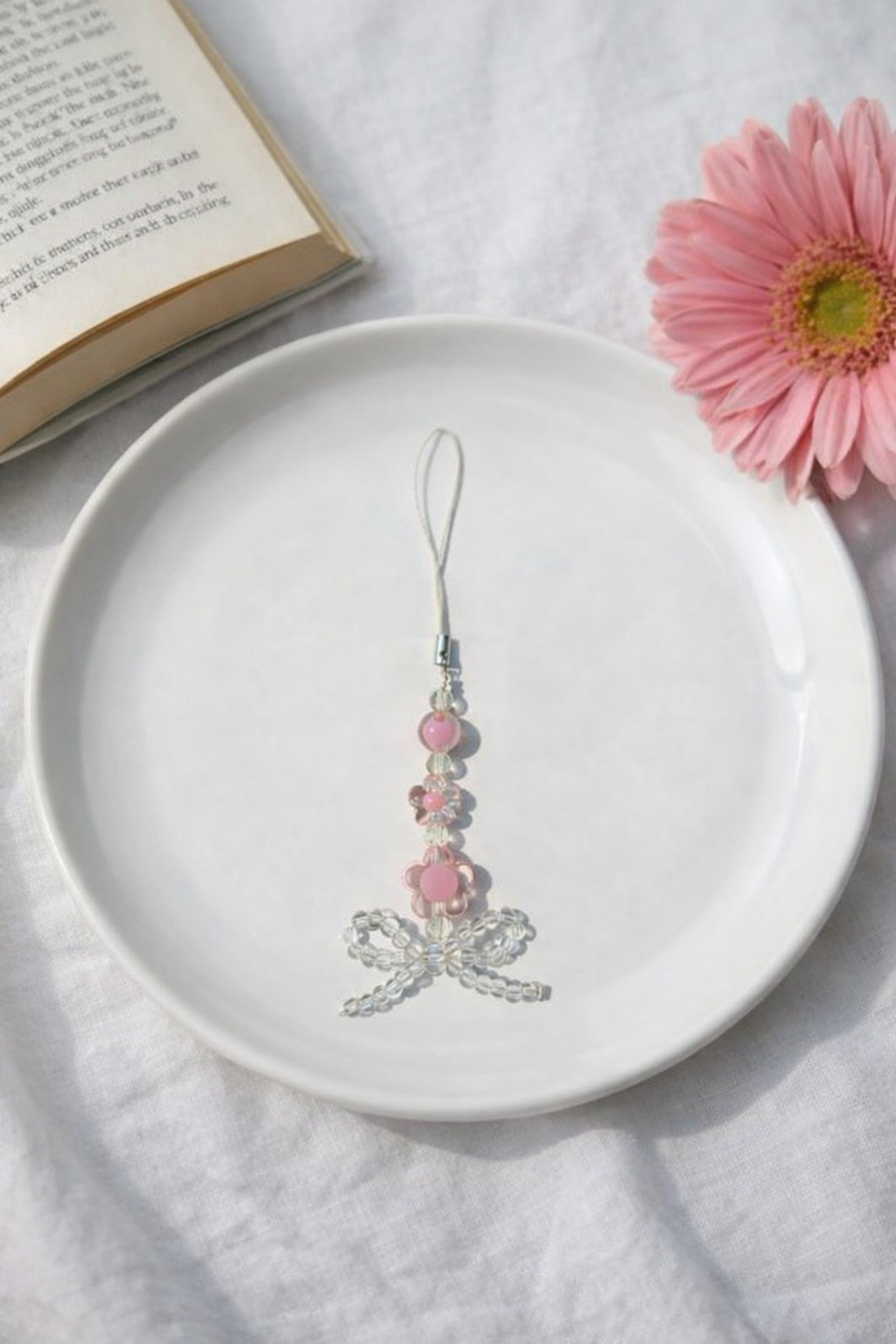Light Pink Flower Charm